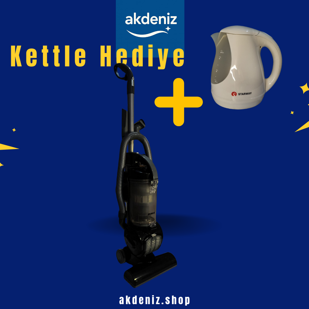 Furja 1200W Elektrikli Süpürge + Starway 1.7 Lt Kettle Hediye | Akdeniz Shop