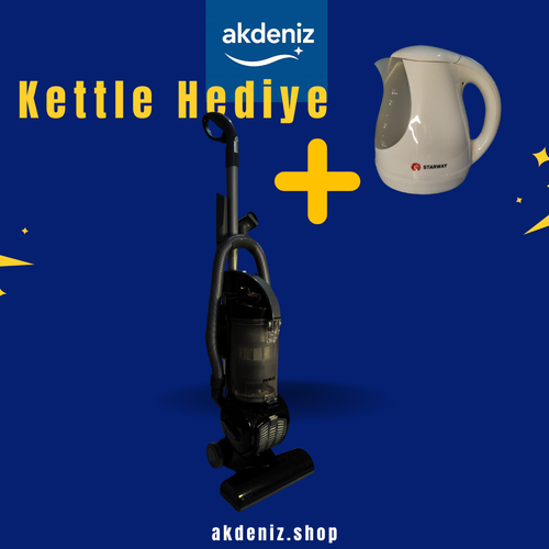 Furja 1200W Elektrikli Süpürge + Starway 1.7 Lt Kettle Hediye | Akdeniz Shop